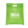 NW2942-SMALL NON WOVEN CUT-OUT HANDLE TOTE-Lime Green